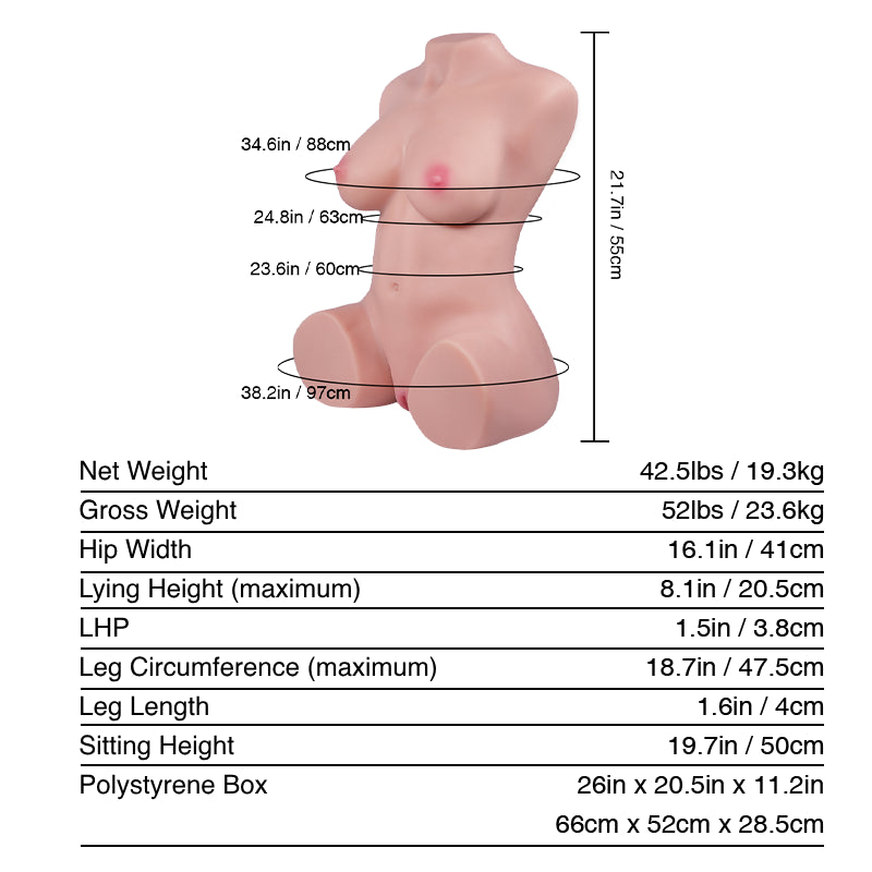 T611 Sex Doll_Doll Measurements