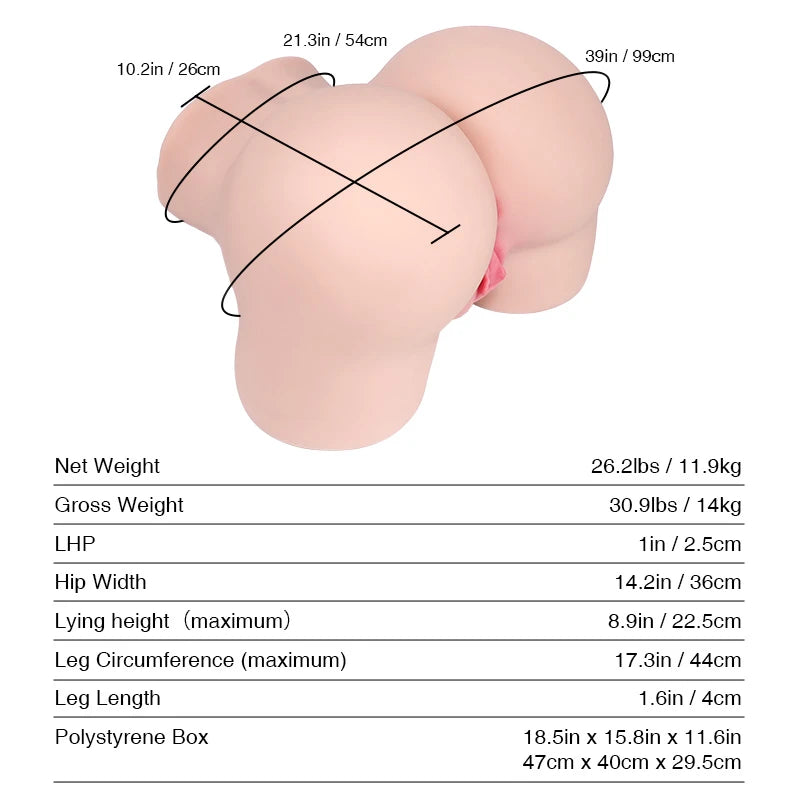 A626 Sex Doll_Doll Measurements