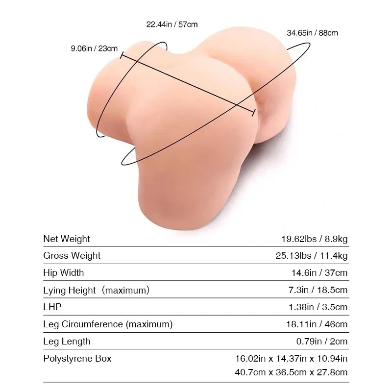 T61 Sex Doll_Doll Measurements