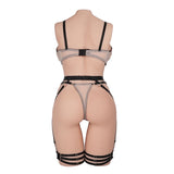 Diana 48.06LB realistic pornstar sex doll with soft breasts and lifelike curves. Enjoy intense pleasure with her juicy pussy and ass in doggy style.