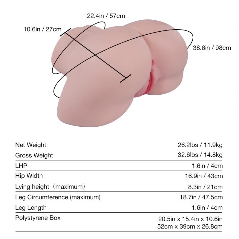 T61 Sex Doll_Doll Measurements