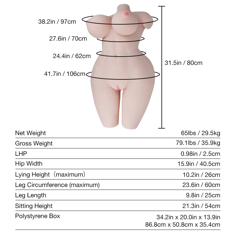 lola_sex_doll_torso_with_32e_cup_size_chart_us