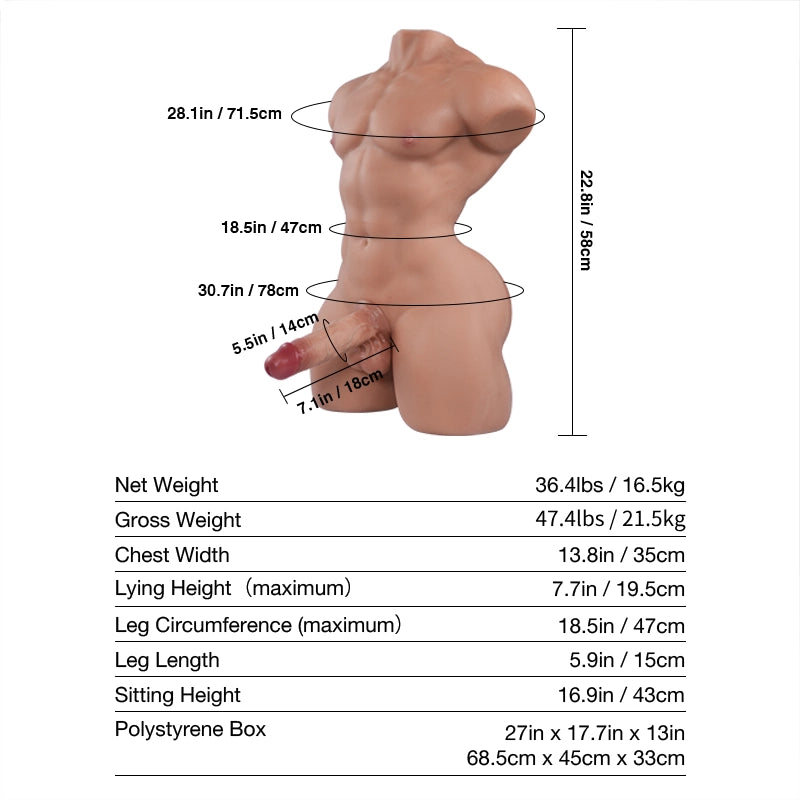 T637 Sex Doll_Doll Measurements
