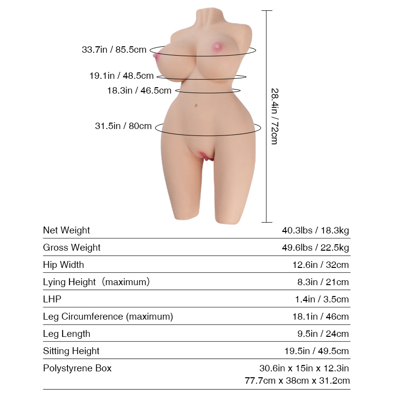 T612 Sex Doll_Doll Measurements