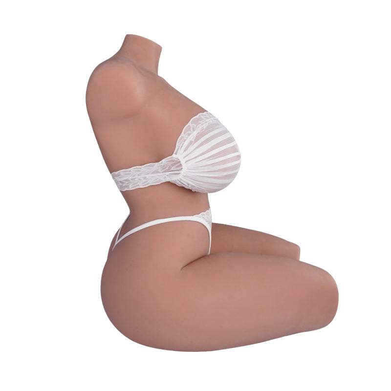 Monroe Wheat Sex Doll Full Body in Lingerie Sitting Lateral