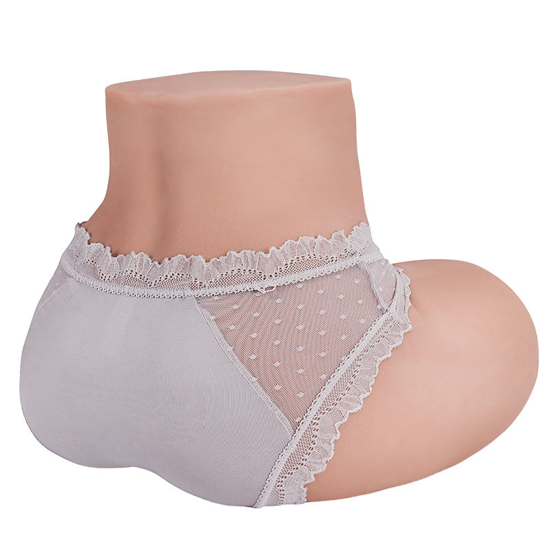 Louise Wheat Life Size Sex Toy in Lingerie Sitting Lateral